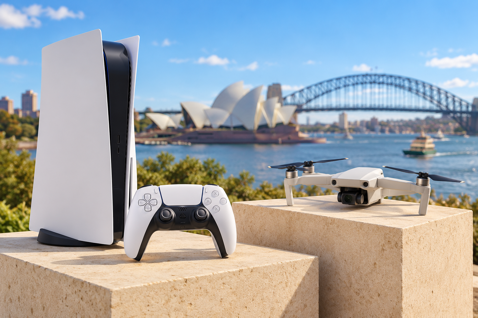 Technology prize concepts by Sydney Harbour